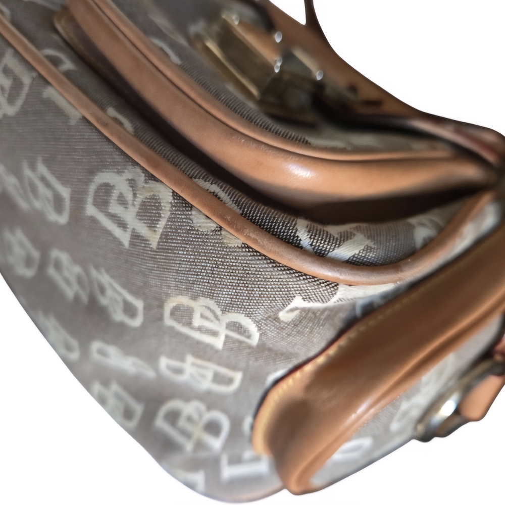 Dooney & Bourke Signature Vintage Hobo Buckle Double Pocket Shoulder Bag - Picture 8 of 15